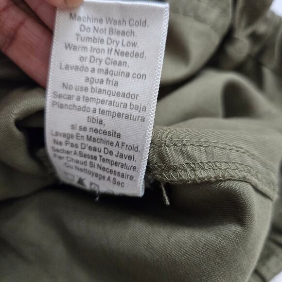 Current/Elliott Revolve Twill Leisure Parka Recruiter Green XS 0 Utility Jacket - Picture 9 of 12